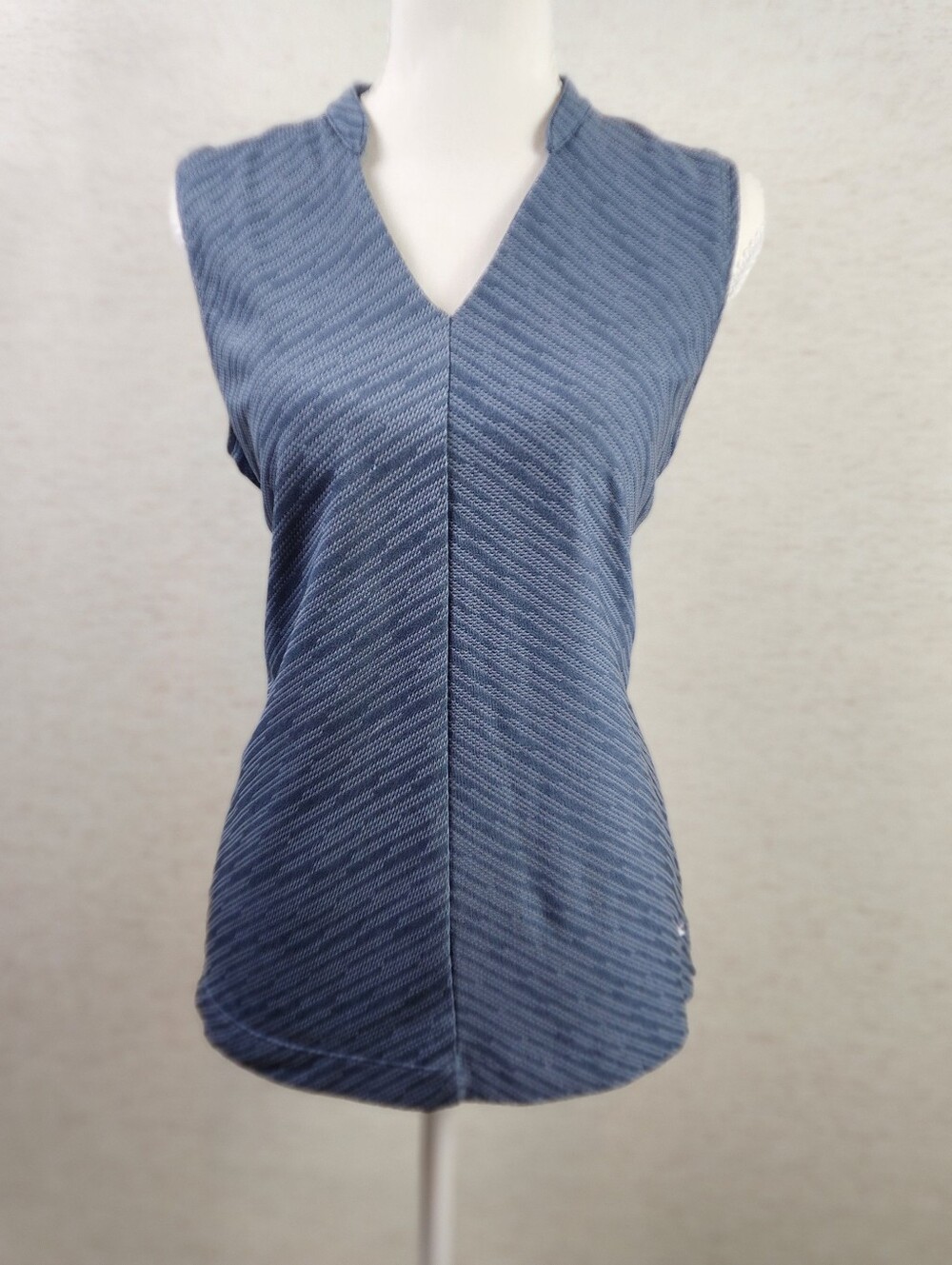 Slazenger Women's Blue Heather V-Neck Golf Tank Top